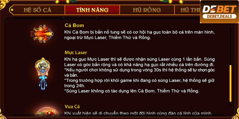 Các loại cá chỉ riêng Bá chủ đại dương sở hữu