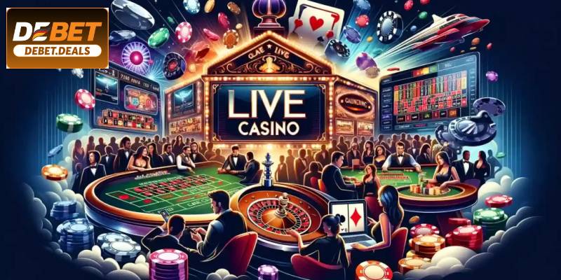 Các sản phẩm có tại sảnh Live Casino DEBET
